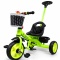Rowerek Trójkołowy T8 zielony z rączką Koła EVA Pchacz