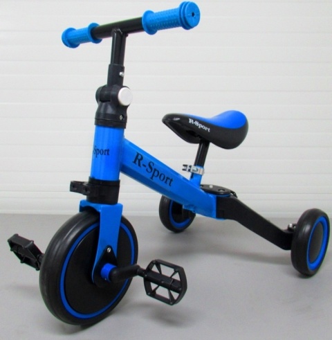 Rowerek biegowy P8 NIEBIESKI R-Sport +pedała wielofunkcyjny