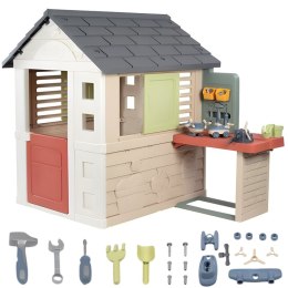 SMOBY Domek z Warsztatem + 39 akcesoriów