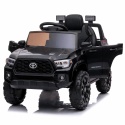 Toyota Tacoma CZARNY Autko na akumulator miękki fotelik pilot