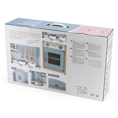 VIGA PolarB Kuchnia z Akcesoriami Silver - Blue