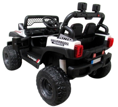 AUTO X17 R-SPORT BIAŁY Auto na akumulator EVA SKÓRA Pilot Akumulator litowo-jonowy