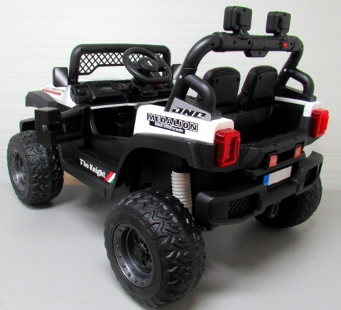 AUTO X17 R-SPORT BIAŁY Auto na akumulator EVA SKÓRA Pilot Akumulator litowo-jonowy