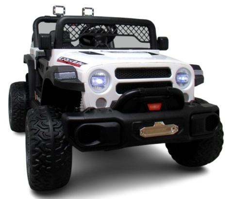 AUTO X17 R-SPORT BIAŁY Auto na akumulator EVA SKÓRA Pilot Akumulator litowo-jonowy