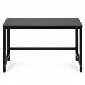 Biurko komputerowe szkolne stół 120x60 cm czarne ModernHome