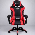 Fotel Gamingowy K3 R-Sport CZERWONO-CZARNY dla gracza+masażer