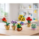 Klocki Konstrukcyjne Kwiaty Roślinki w Doniczkach 6 Sztuk 256 el.