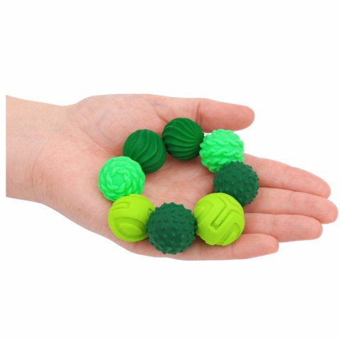 Magnetyczne Silikonowe Piłki Antystresowe W Etui Zielone 2,5 cm 8 el.