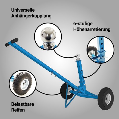 Manewrownik Do Przyczepy Z Kołem Podporowym 270kg Regulacja BITUXX