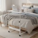 Mobilny stolik pod laptopa biurko dostawiane do fotela kanapy biały ModernHome