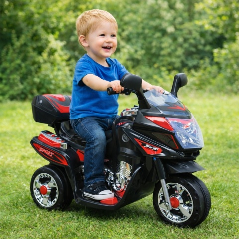 Motorek M6 Czarny, motorek na akumulator