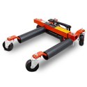 Podnośnik Hydrauliczny Zestaw 2szt Płaski na kółkach do Auta do 680kg każdy