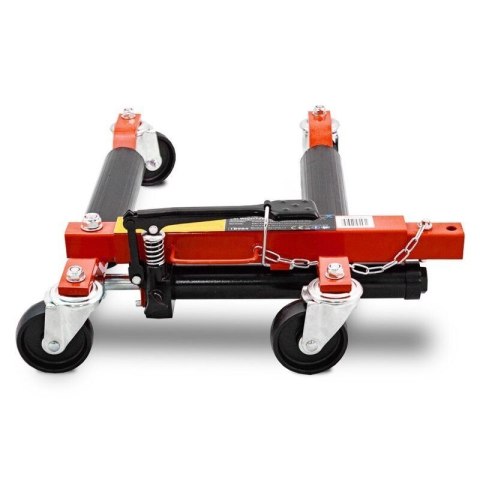 Podnośnik Hydrauliczny Zestaw 2szt Płaski na kółkach do Auta do 680kg każdy