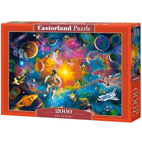 Puzzle 2000 elementów Man in Space kosmos