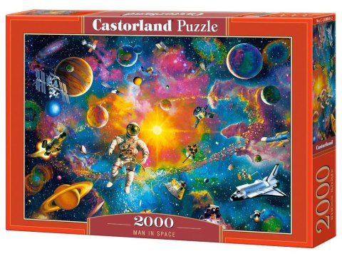 Puzzle 2000 elementów Man in Space kosmos