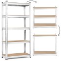 Regał magazynowy 180x90x40 cm stal galwanizowana 5 półek 875 kg ModernHome