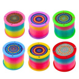 Świecąca Sprężyna Dla Dzieci Kolorowa Świecąca LED 1 szt.