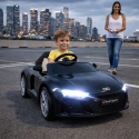 Auto dla Dzieci AUDI R8 Sport Czarny na akumulator EVA Skóra pilot