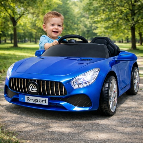 Cabrio B3 NIEBIESKI lakierowany Auto na akumulator