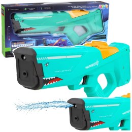 Elektryczny Karabin Pistolet Na Wodę Rekin Zielony 600 ml 8-10 m