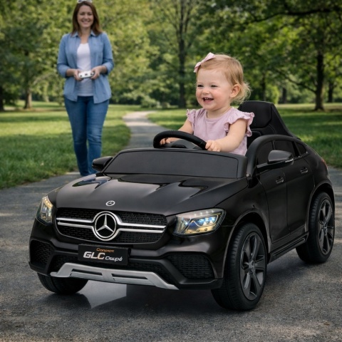Mercedes GLC COUPE Concept Auto na akumulator 4x4 CZARNY, Światła, Dźwięki, Pilot, Koła EVA