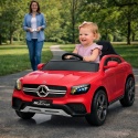Mercedes GLC COUPE Concept Auto na akumulator 4x4 CZERWONY, Światła, Dźwięki, Pilot, Koła EVA