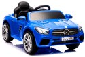 Autko na akumulator Mercedes SL500 NIEBIESKI Piankowe Koła EVA, fotelik ekoskóra- NOWA WERSJA