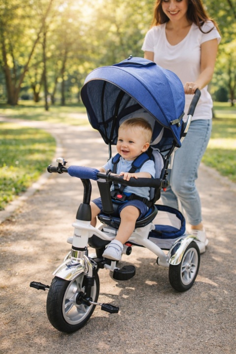 Rowerek Trójkołowy T3 jeans R-Sport Koła pompowane