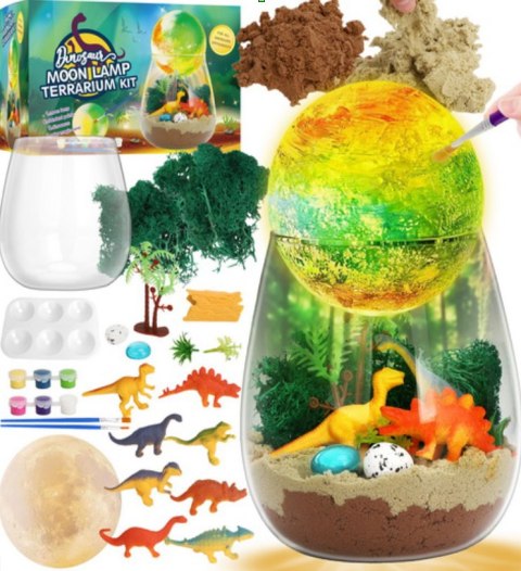 Świat dinozaurów w słoiku DIY LS