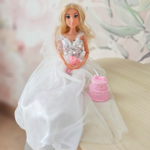WOOPIE ROYAL Lalka Lily 30 cm Panna Młoda Suknia Ślubna Akcesoria