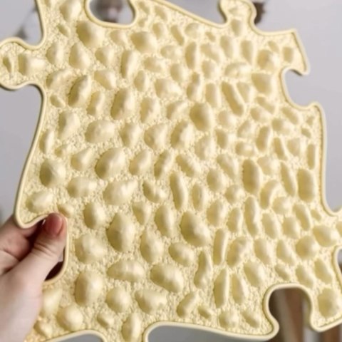 WOOPIE Zestaw Mat Sensorycznych 4szt Kolory Pastelowe