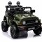 Autko na akumulator Toyota FJ Cruiser ZIELONY, 4x4, Fotelik z ekoskóry, pilot, koła EVA