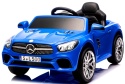 Autko na akumulator Mercedes SL500 NIEBIESKI Piankowe Koła EVA, fotelik ekoskóra- NOWA WERSJA
