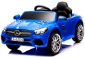 Autko na akumulator Mercedes SL500 NIEBIESKI Piankowe Koła EVA, fotelik ekoskóra- NOWA WERSJA