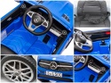 Autko na akumulator Mercedes SL500 NIEBIESKI Piankowe Koła EVA, fotelik ekoskóra- NOWA WERSJA