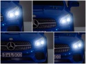 Autko na akumulator Mercedes SL500 NIEBIESKI Piankowe Koła EVA, fotelik ekoskóra- NOWA WERSJA