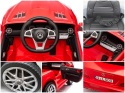 Autko na akumulator Mercedes SL500 CZERWONY Piankowe Koła EVA, fotelik ekoskóra- NOWA WERSJA