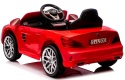 Autko na akumulator Mercedes SL500 CZERWONY Piankowe Koła EVA, fotelik ekoskóra- NOWA WERSJA