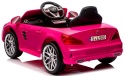 Autko na akumulator Mercedes SL500 RÓŻOWY Piankowe Koła EVA, fotelik ekoskóra- NOWA WERSJA