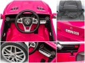 Autko na akumulator Mercedes SL500 RÓŻOWY Piankowe Koła EVA, fotelik ekoskóra- NOWA WERSJA