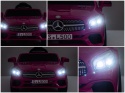 Autko na akumulator Mercedes SL500 RÓŻOWY Piankowe Koła EVA, fotelik ekoskóra- NOWA WERSJA