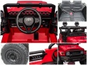 Autko na akumulator Toyota FJ Cruiser CZERWONY, 4x4, Fotelik z ekoskóry, pilot, koła EVA