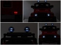 Autko na akumulator Toyota FJ Cruiser CZERWONY, 4x4, Fotelik z ekoskóry, pilot, koła EVA