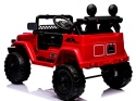Autko na akumulator Toyota FJ Cruiser CZERWONY, 4x4, Fotelik z ekoskóry, pilot, koła EVA
