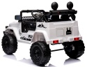 Autko na akumulator Toyota FJ Cruiser BIAŁY, 4x4, Fotelik z ekoskóry, pilot, koła EVA