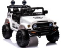 Autko na akumulator Toyota FJ Cruiser BIAŁY, 4x4, Fotelik z ekoskóry, pilot, koła EVA