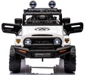 Autko na akumulator Toyota FJ Cruiser BIAŁY, 4x4, Fotelik z ekoskóry, pilot, koła EVA
