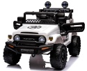 Autko na akumulator Toyota FJ Cruiser BIAŁY, 4x4, Fotelik z ekoskóry, pilot, koła EVA