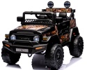 Autko na akumulator Toyota FJ Cruiser CZARNY, 4x4, Fotelik z ekoskóry, pilot, koła EVA