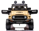 Autko na akumulator Toyota FJ Cruiser BEŻOWY, 4x4, Fotelik z ekoskóry, pilot, koła EVA